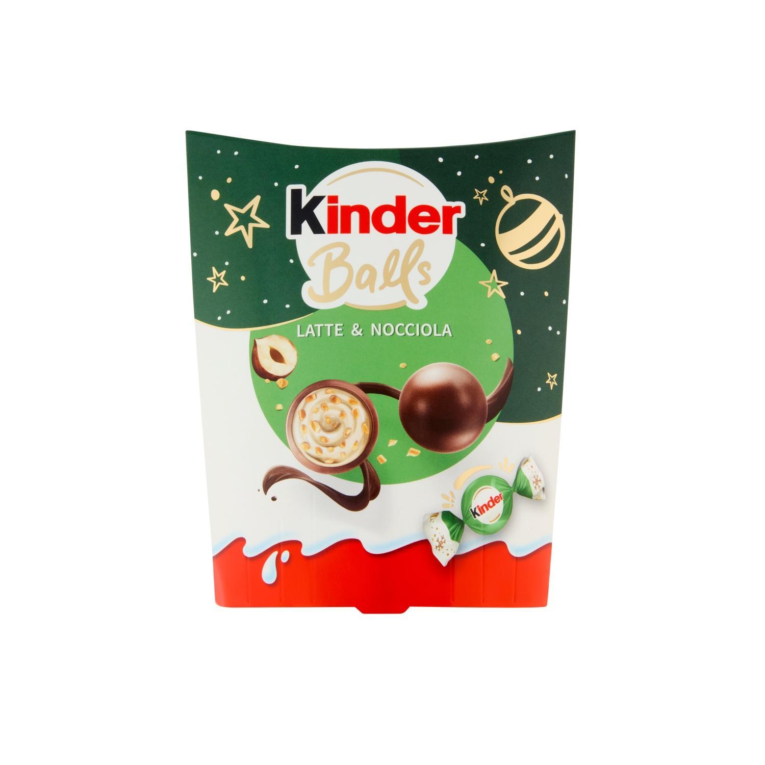 kinder palline di cioccolato kinder balls nocciola 90 gr. - foto 1