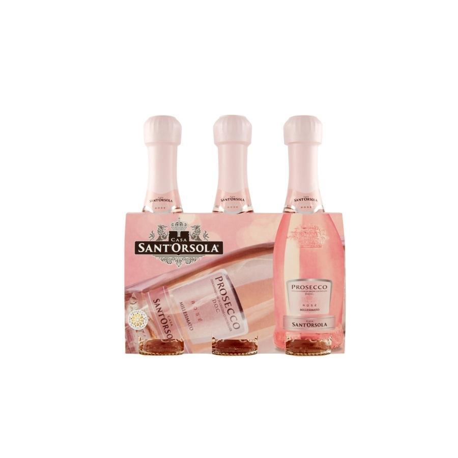 sant'orsola prosecco doc rose' millesimato casa sant'orsola 3 x 200 ml. - foto 1
