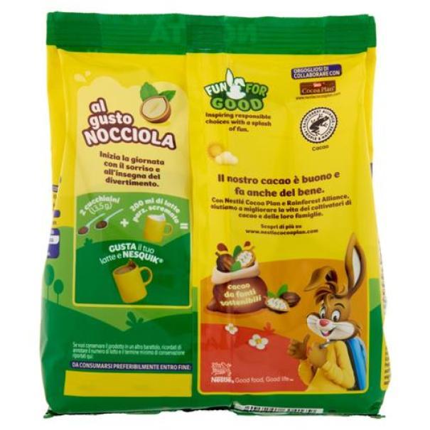 nestlè preparato per bevanda con cacao solubile nesquik choconutty nestlé 300 gr. - foto 2