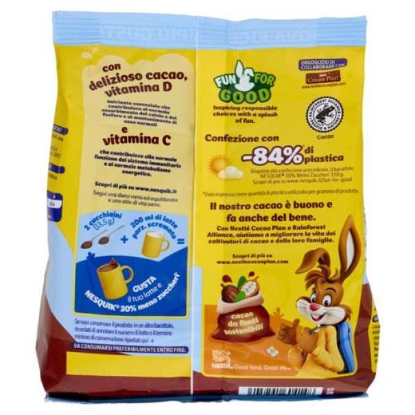 nestlè cacao solubile nesquik -30% zuccheri nestlé 300 gr. - foto 2