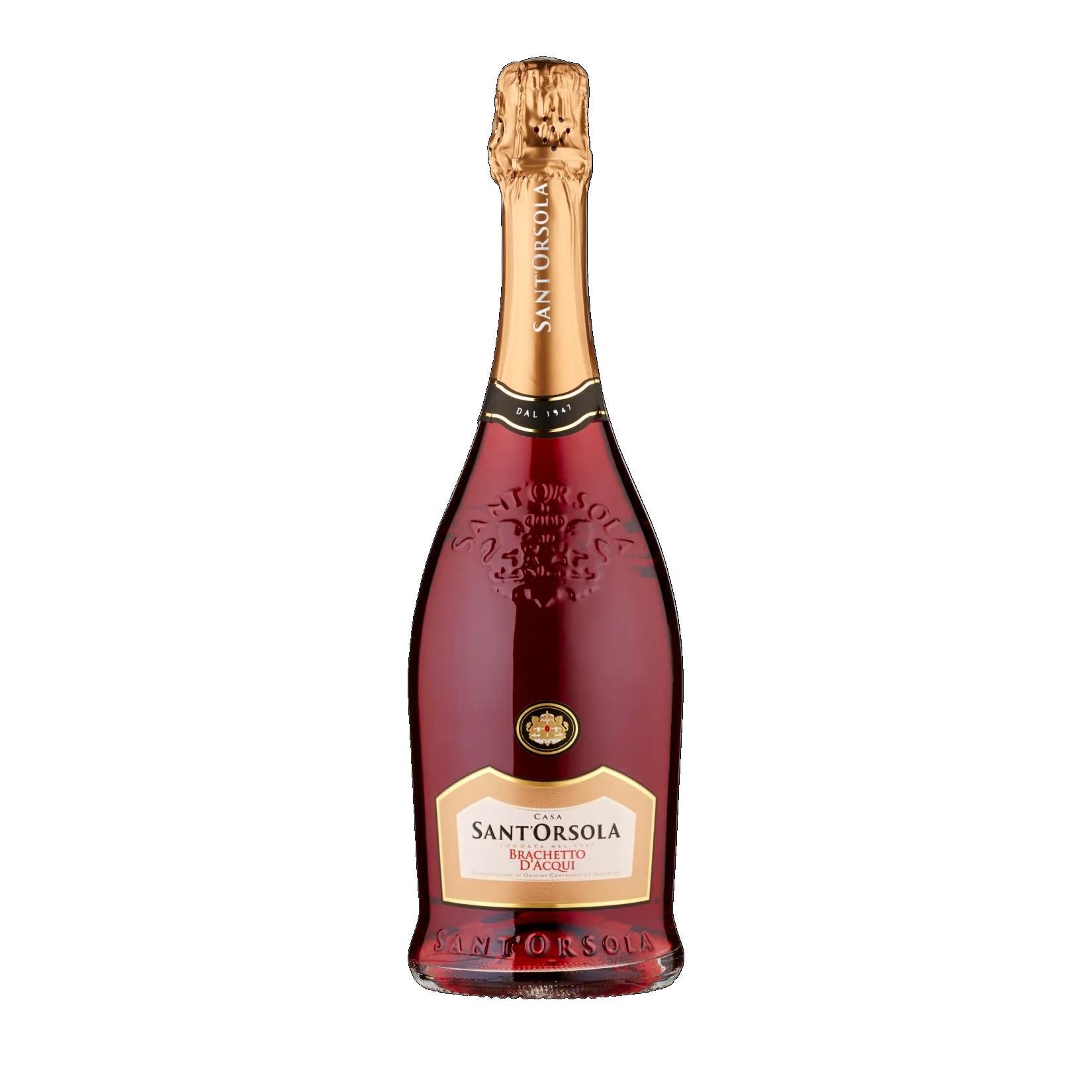 sant'orsola vino rosso spumante dolce italiano docg sant orsola brachetto 75 cl. - foto 1