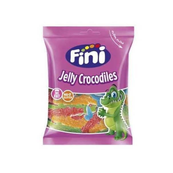 fini caramelle a forma di coccodrilli colorate zucchero 90 gr. - foto 1