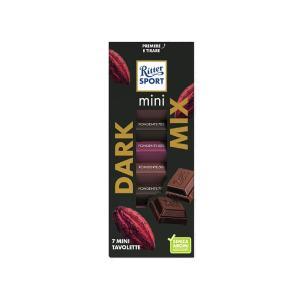 Mini tavolette cioccolato fondente alta qualita' dark mix x 7 tower energetici  116 gr.
