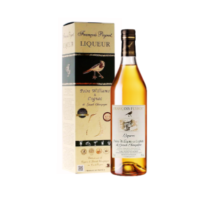 Liquore alla pera peyrot poire williams & cognac in astuccio da 70 cl.