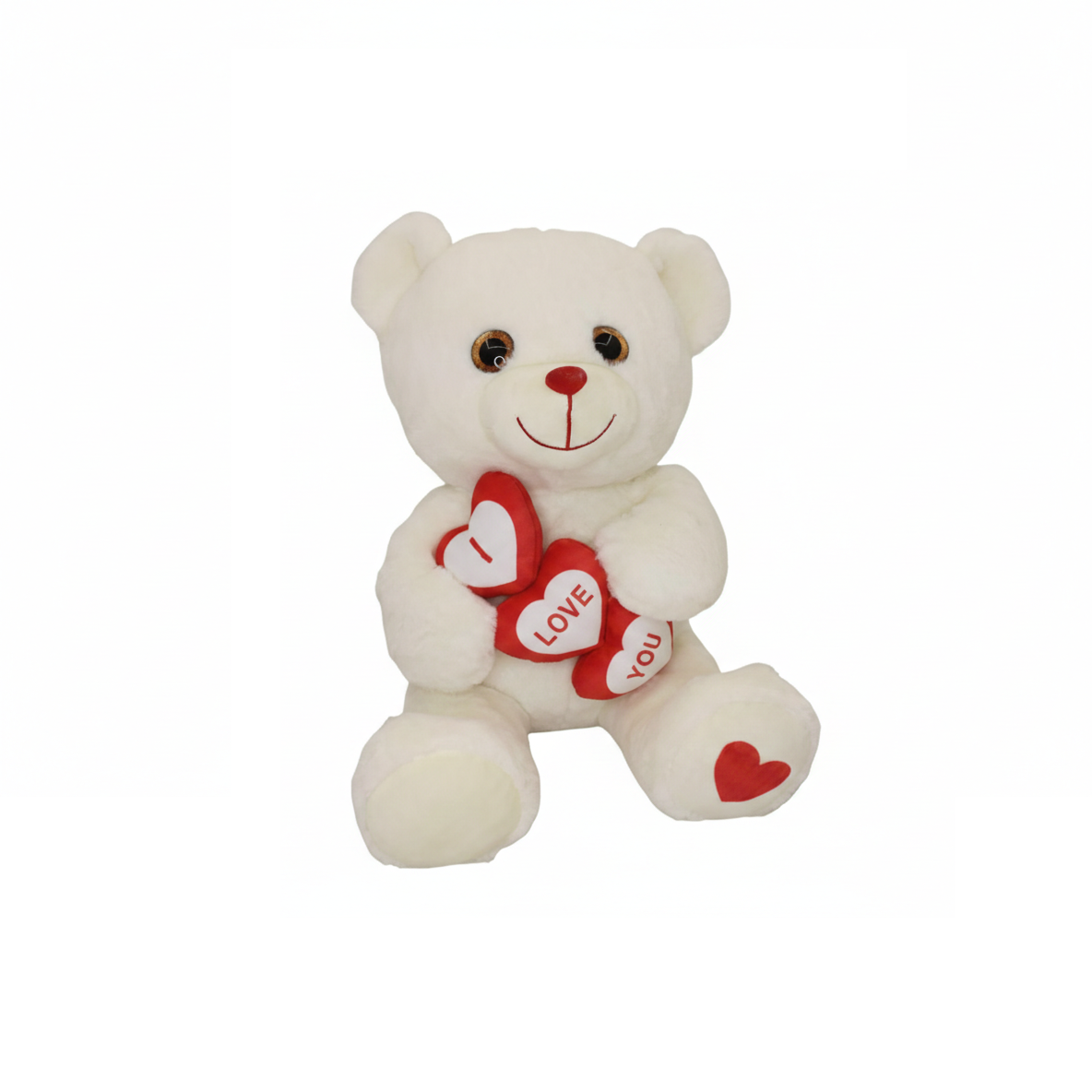 fgf import orso con 3 cuori fgf dimensione 35 cm. - foto 1