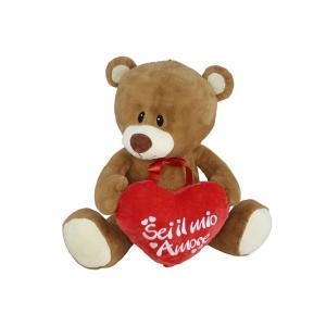 Orso di peluche gigante con cuore "love"  75 cm.