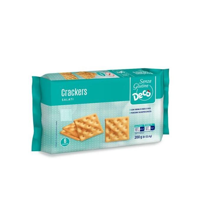 deco' crackers salati senza glutine deco' 200 gr. - foto 1