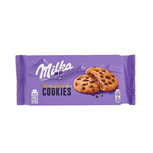 Biscotti ripieni di cioccolato al latte  cookies sensation 156 gr.