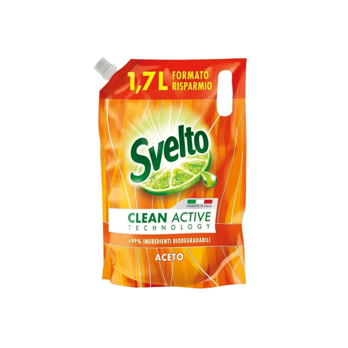 svelto eco ricarica detergente piatti aceto svelto 1,7 lt. - foto 1