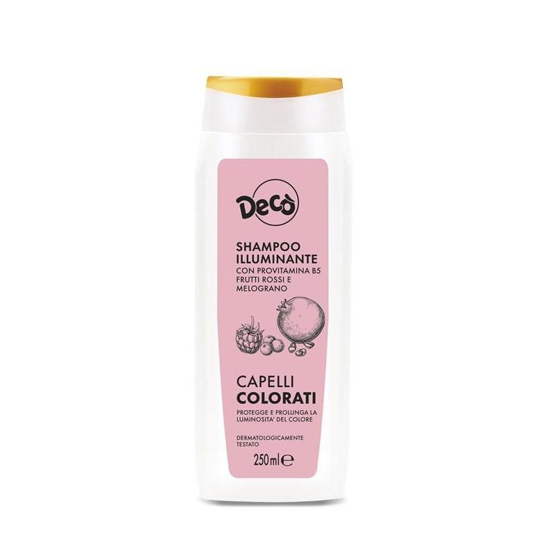 deco' shampoo per capelli normali con provitamina b5 frutti rossi e melograno deco' 250 ml. - foto 1