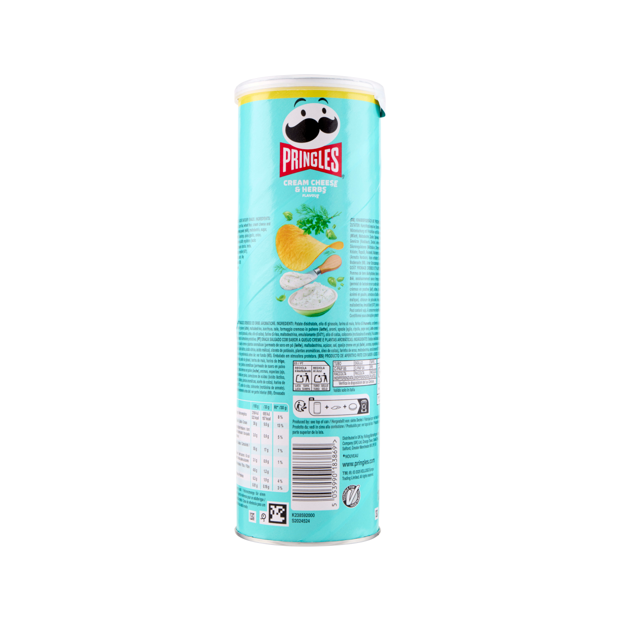 pringles patatine formaggio e erbe aromatiche pringles cheese&herbs 175 gr. - foto 2