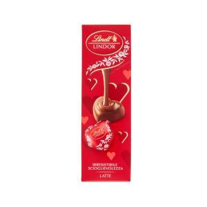 Cioccolatini cuore cioccolato al latte lindt  san valentino 41 gr.