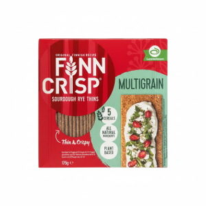 Crackers finlandese multicereali 5 cereali con lievito madre  175 gr.