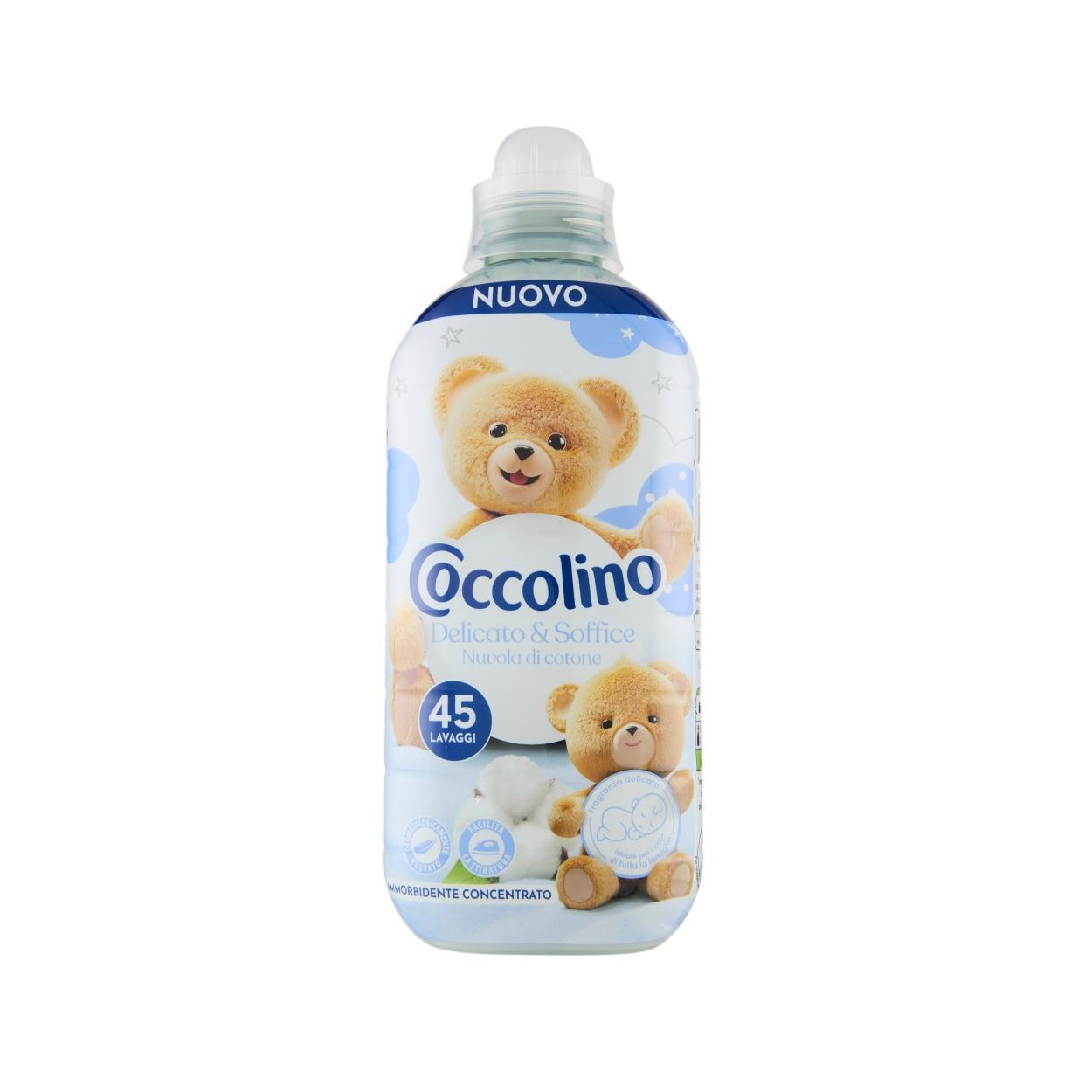 coccolino ammorbidente concentrato delicato & soffice nuvola di cotone x45 lavaggi coccolino 952 ml. - foto 1