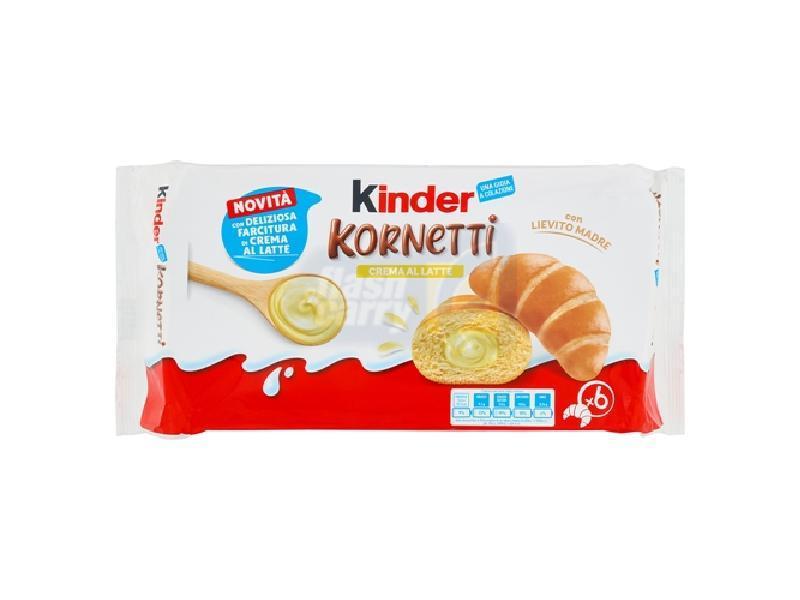 kinder kinder kornetti con deliziosa crema al latte 270 gr. - foto 1