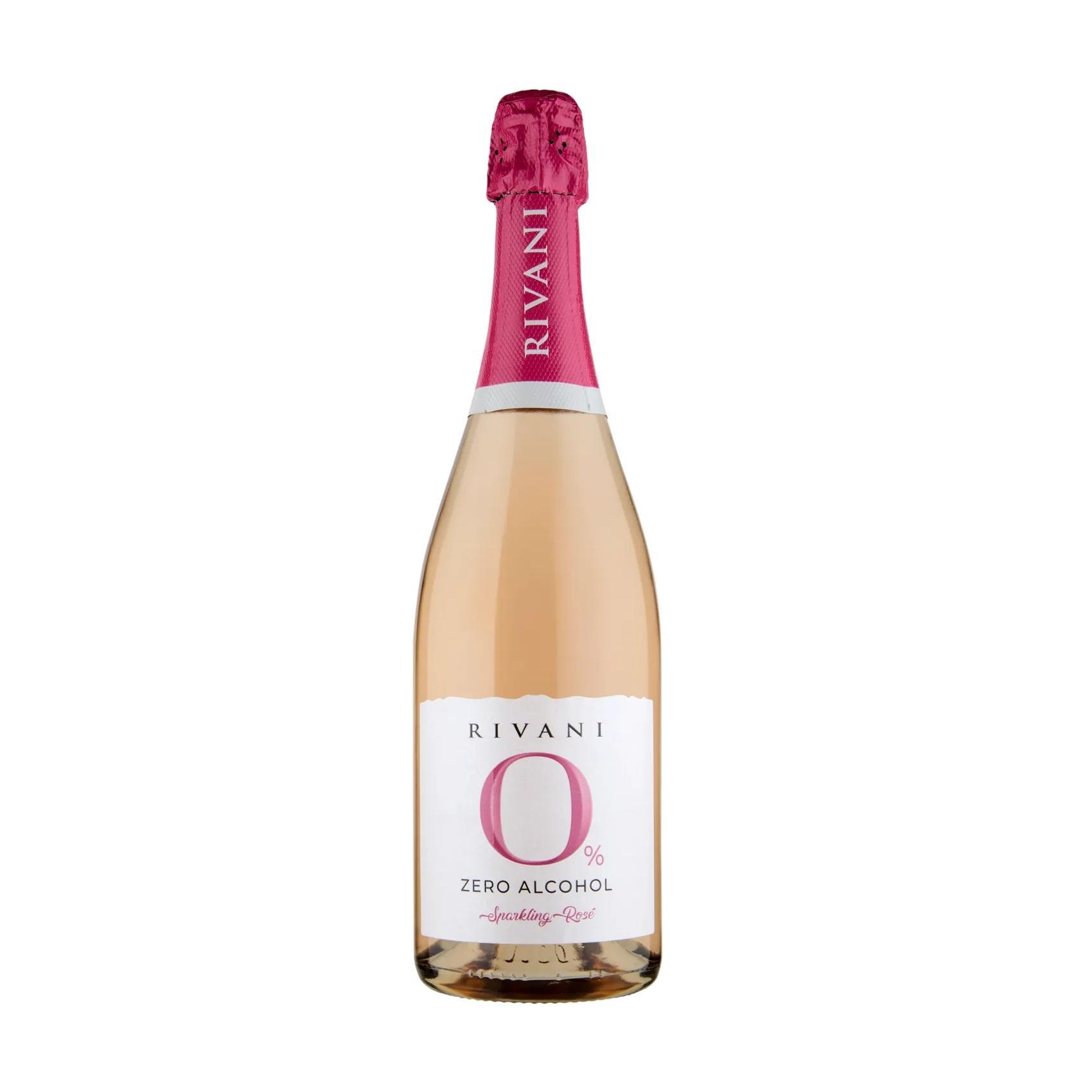 rivani vino spumante spark rose' rivani vegano analcolico 0% alcol 75 cl. - foto 1