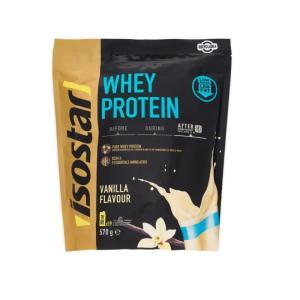Preparato al gusto di vaniglia in polvere ricco di proteine e basso contenuto di zuccheri   whey protein vanilla lavour da 570 gr.