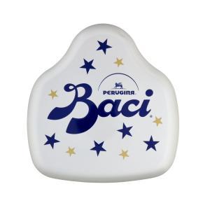 Cioccolatini fondenti ripieni a gianduia in confezione di latta bacio san valentino  classico 150 gr.