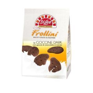 Frollini al cioccolato con gocce goccine dark  da 600 gr.