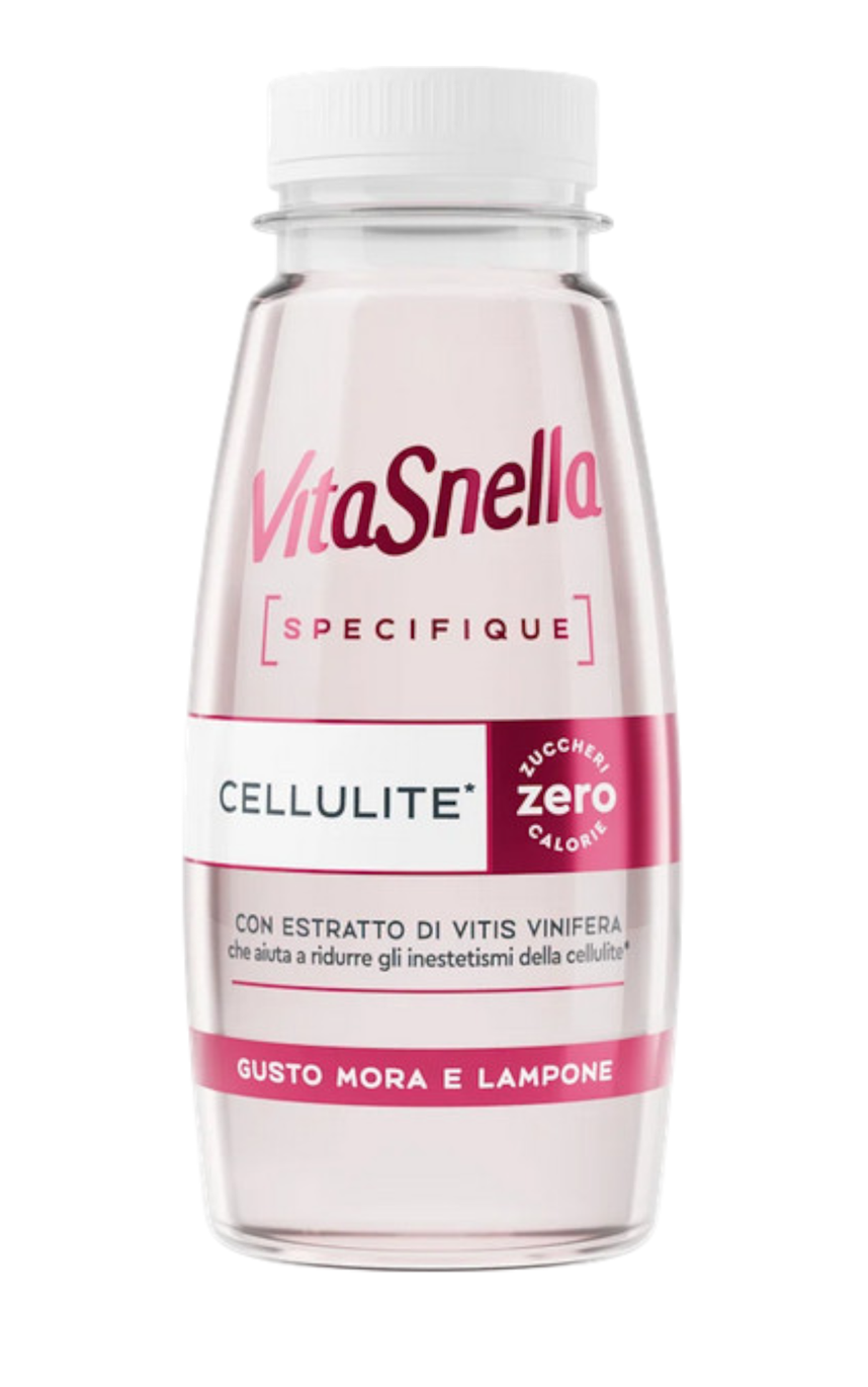 vitasnella bevanda specifique cellulite gusto mora e lampone vitasnella 250 ml. - foto 1