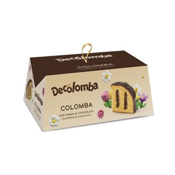 deco' colomba ricoperta farcita al cioccolato decolomba 750 gr. - foto 1