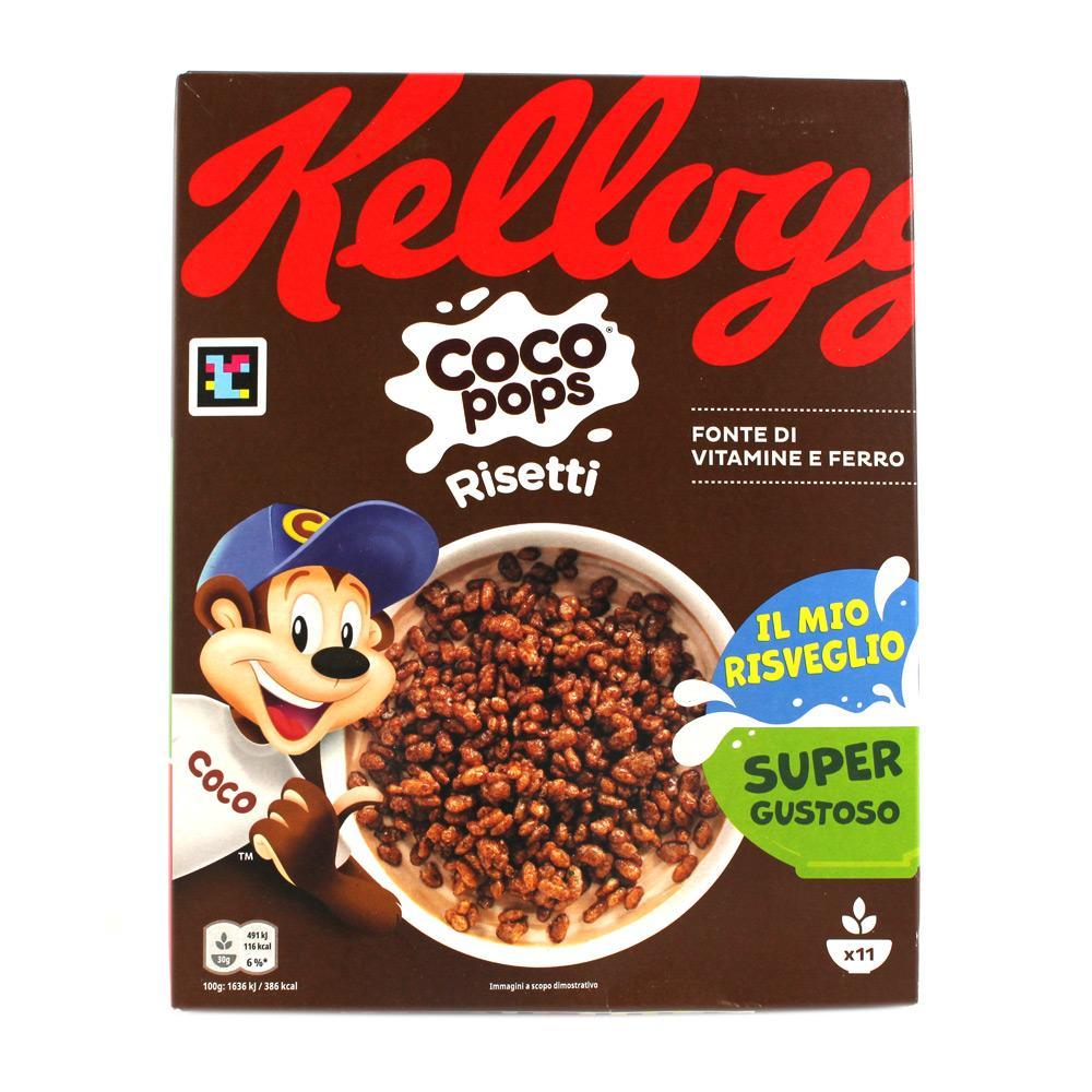 kellogg's cereali colazione risetti kellogg's cioco pops 330 gr. - foto 1