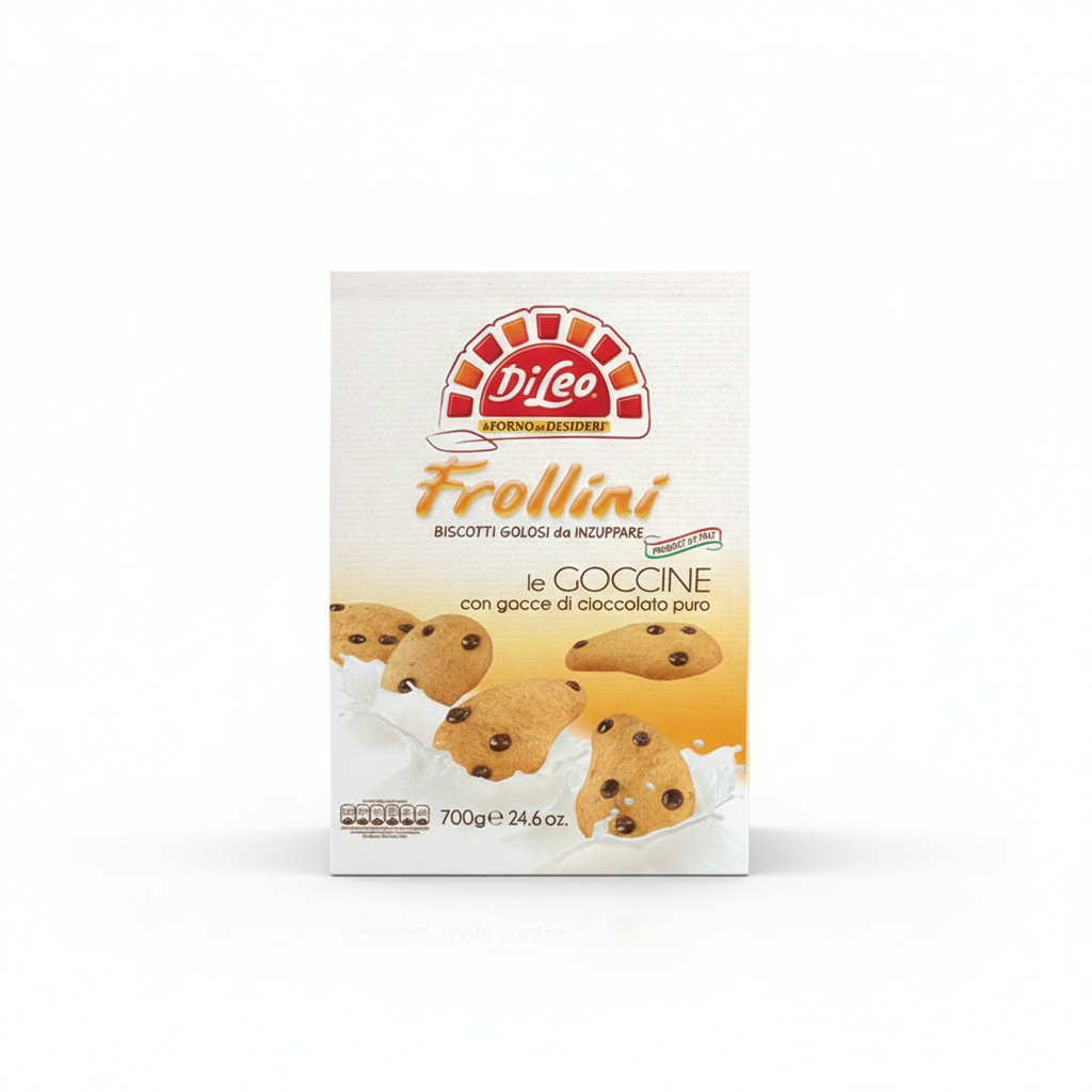 di leo biscotti frollino goccine classiche di leo 700 gr. - foto 1