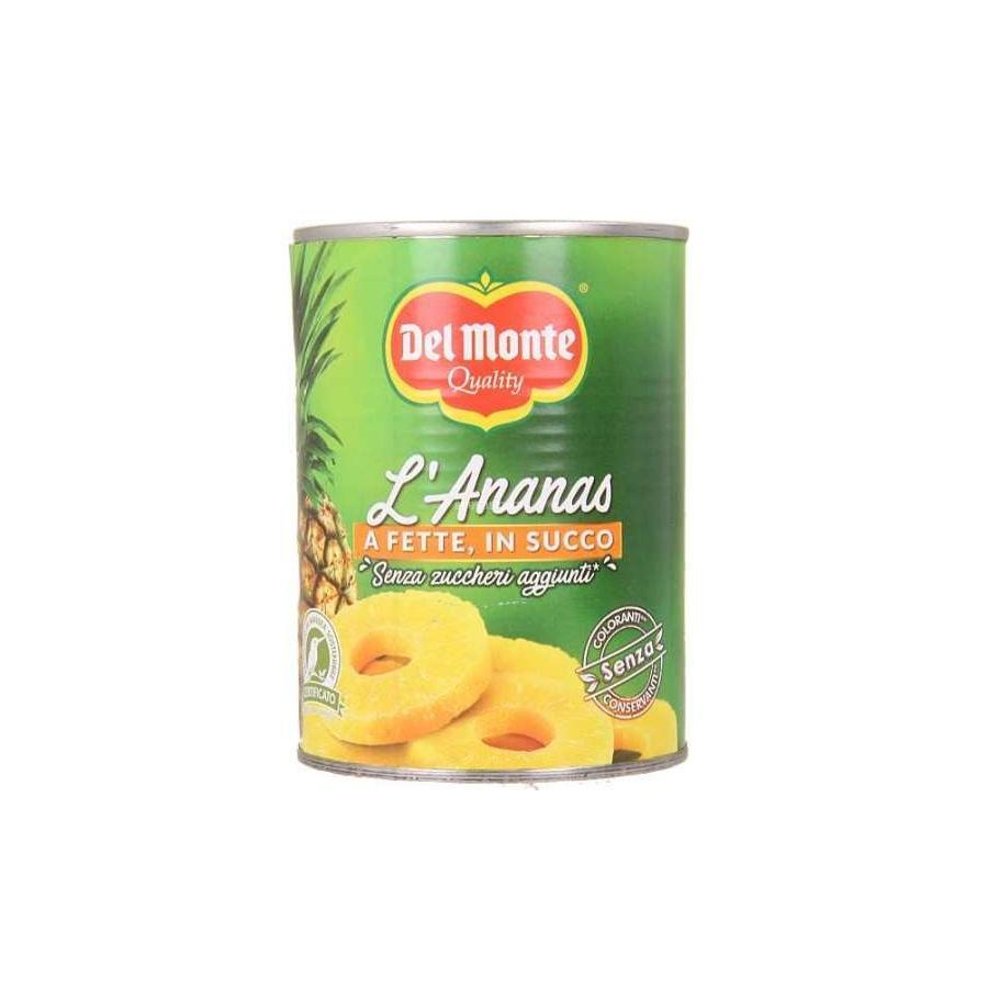 del monte ananas a fette naturale del monte 600 gr. - foto 1