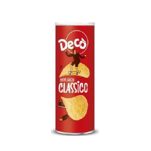 deco' patatine tubo snack classiche deco' 160 gr. - foto 1
