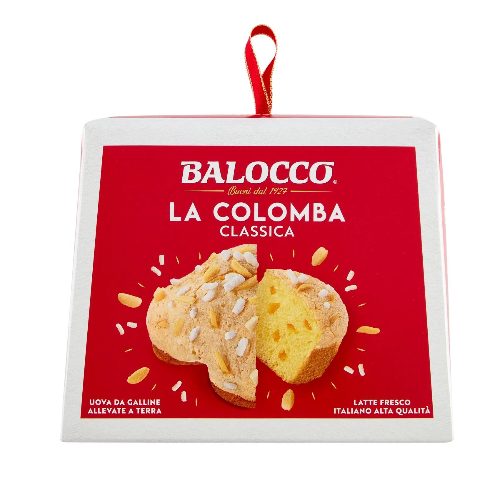 balocco dolce di pasquale la colombina classica  balocco 90 gr. - foto 1