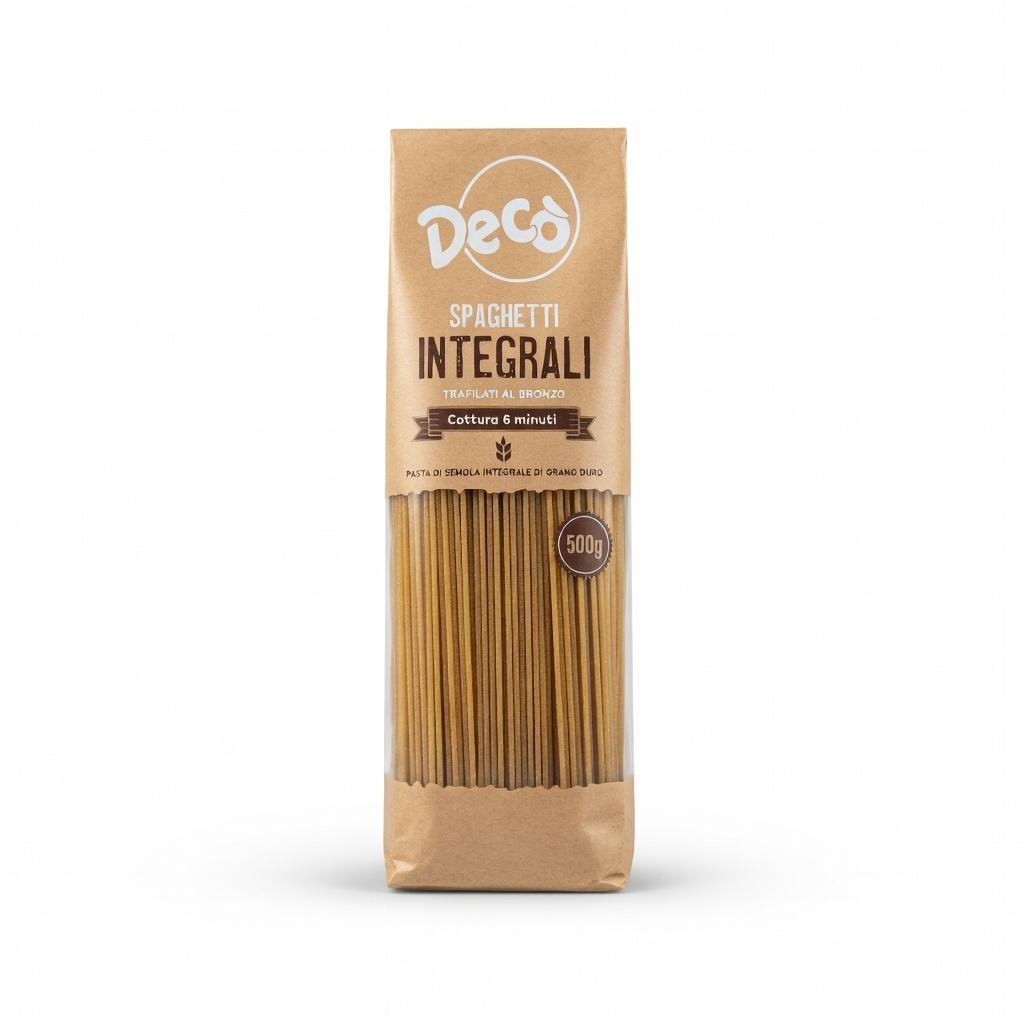 deco' spaghetti pasta integrale deco' da 500 gr. - foto 1