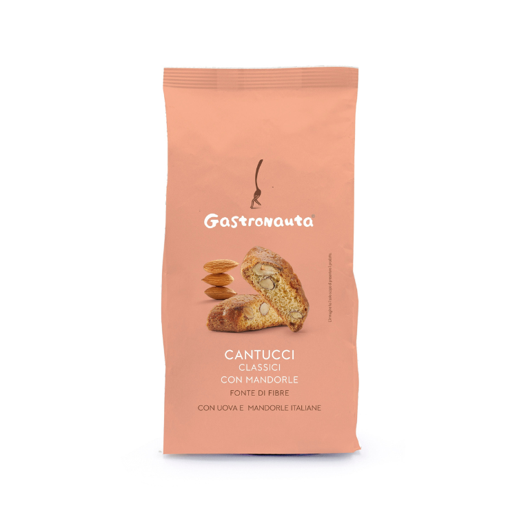 gastronauta cantucci classici con mandorla gastronauta gastronauta da 250 gr. - foto 1