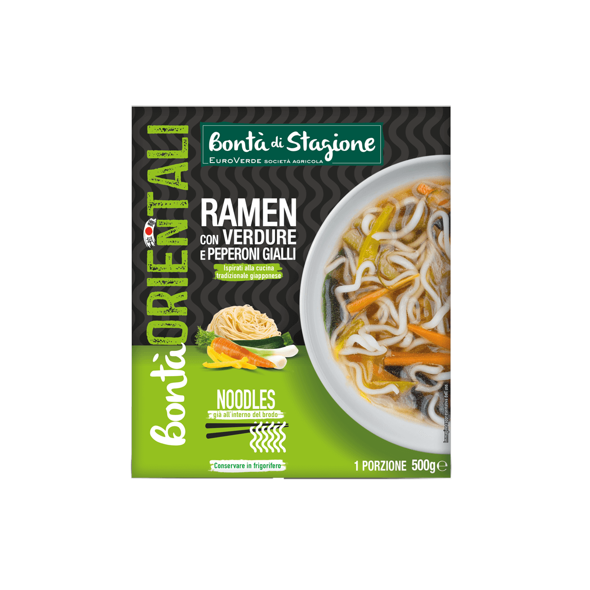 bonta' di stagione ramen verde con peperoni bonta' di stagione da 500 gr. - foto 1