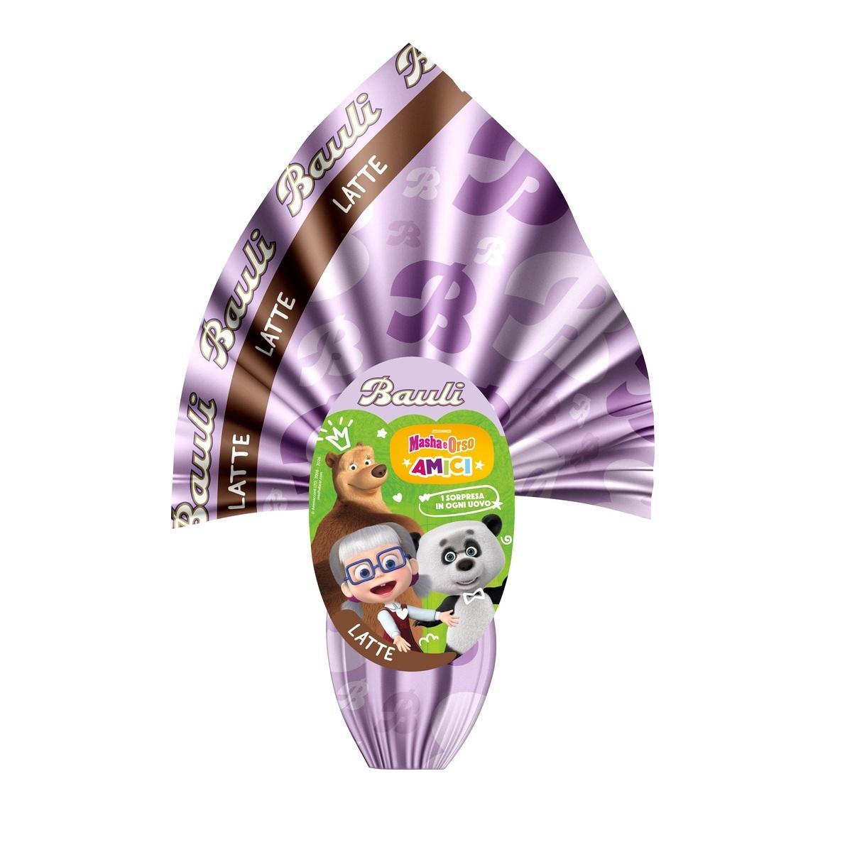 bauli uovo di cioccolato pasqua masha e orso bauli da 150 gr. - foto 1