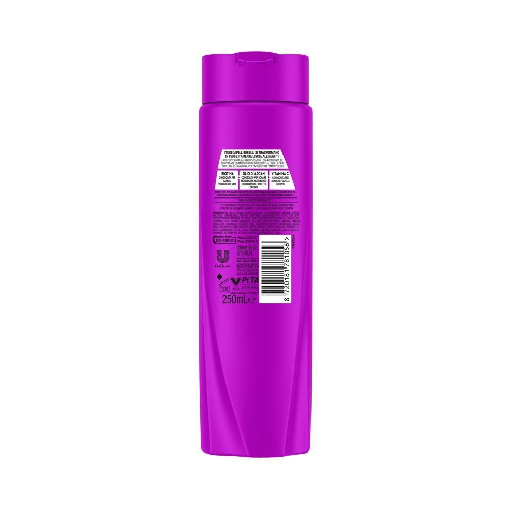 sunsilk shampoo liscio perfetto allinea le fibre capillari sunsilk 250 ml. - foto 2