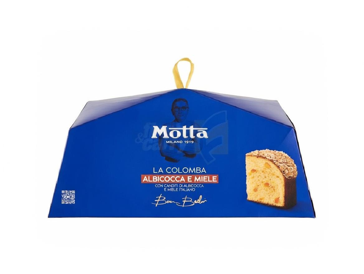 motta dolce colomba pasqua ripiena albicocca miele e fave tonka motta da 750 gr. - foto 1