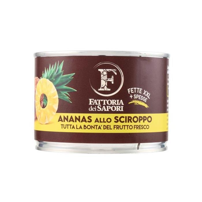 fattoria dei sapori ananas allo sciroppo fattoria dei sapori da 410 gr. - foto 1