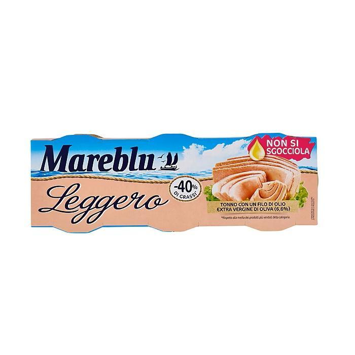 mareblu tonno in scatola in olio di oliva evo leggero mareblu x3 60 gr. - foto 1