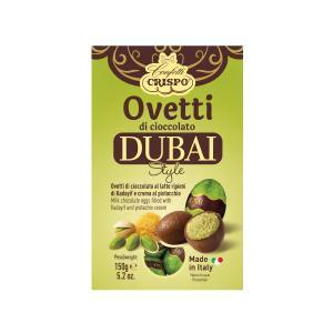 Ovetti di cioccolato dubai style  confezione da 150 gr.