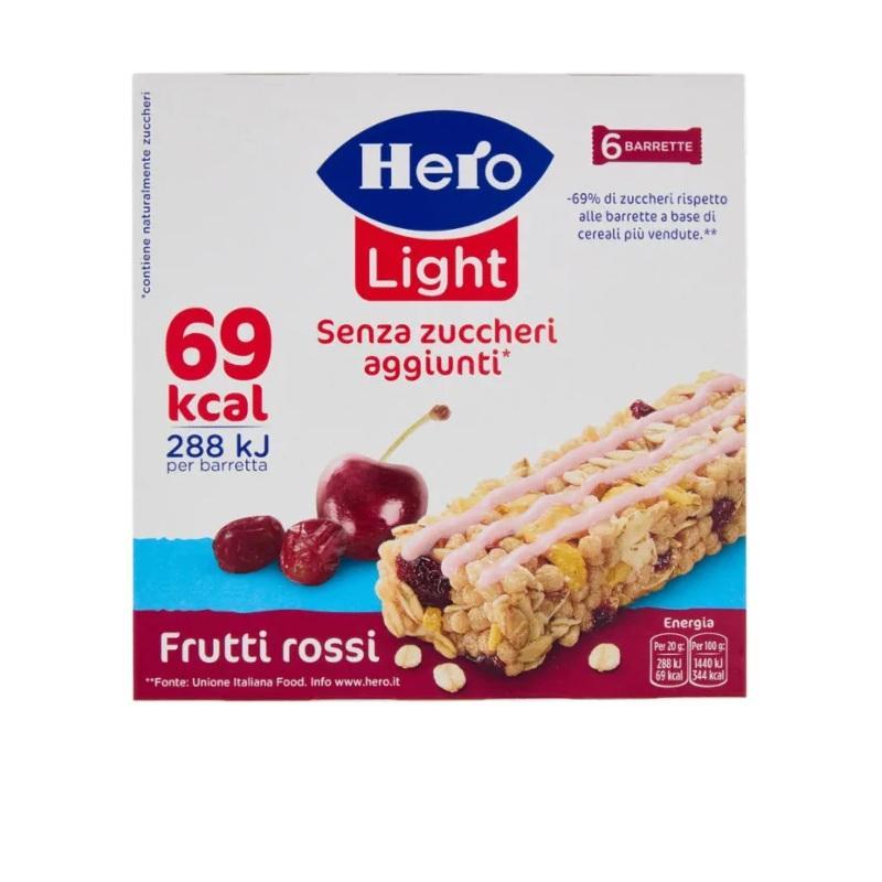 hero barrette ai frutti rossi hero light x6 20 gr. - foto 1