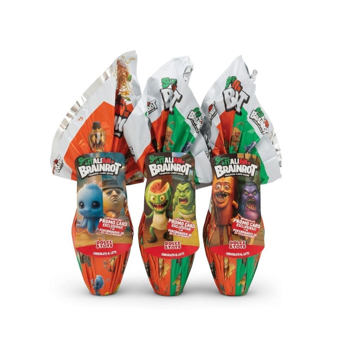 d&t uovo di pasqua cioccolato brainrot d&t da 250 gr. - foto 1