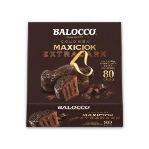 Colomba di pasqua al cioccolato extra dark 80% maxiciok  da 750 gr.