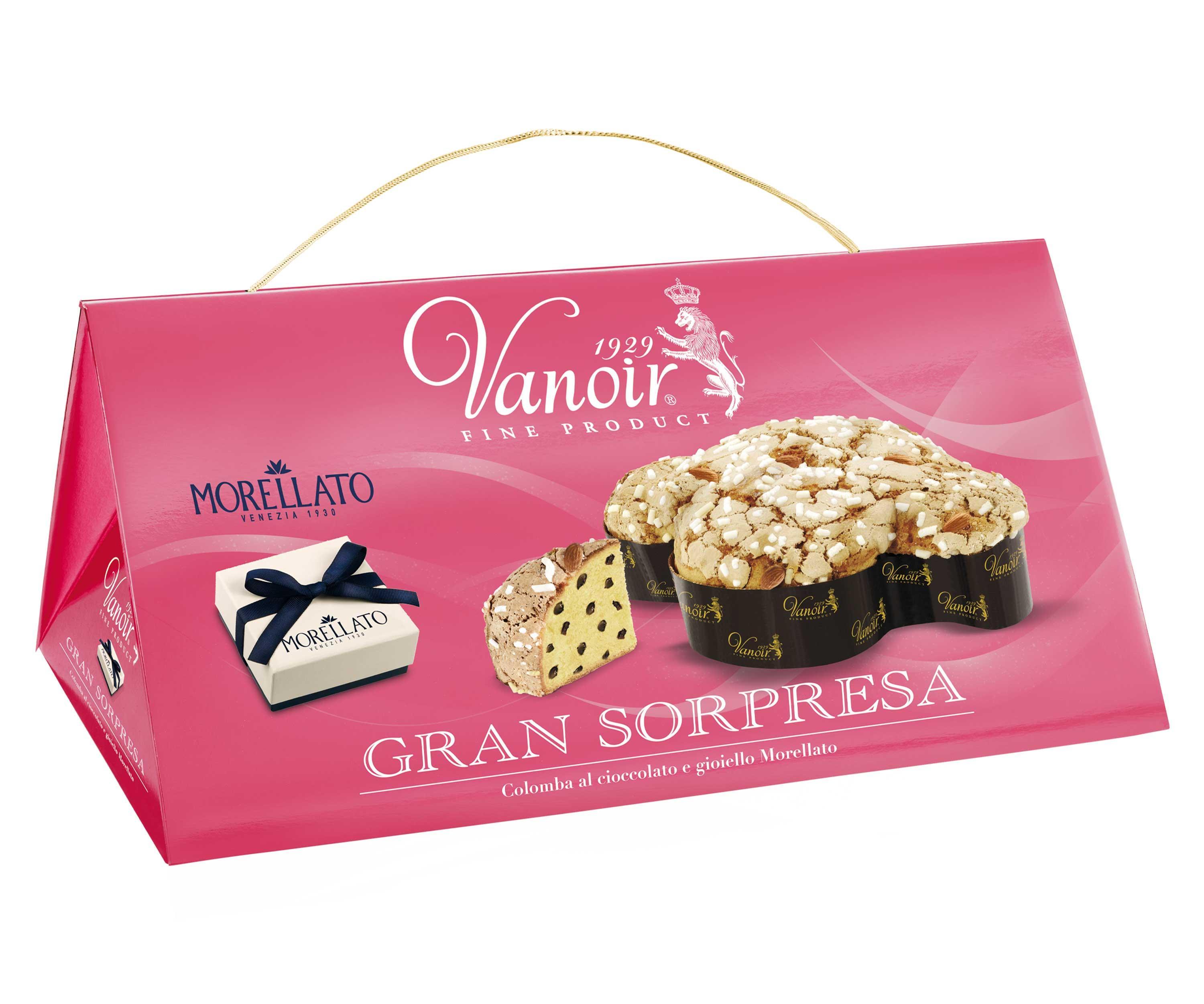 vanoir colomba artigianale gran sorpresa con gioiello morellato vanoir 750 gr. - foto 1