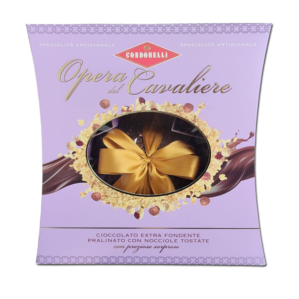 condorelli uovo di pasqua al cioccolato al latte con nocciole intere condorell 350 gr. - foto 1