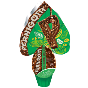 Uovo di pasqua al latte gran nocciolato classico con nocciole intere  350 gr.