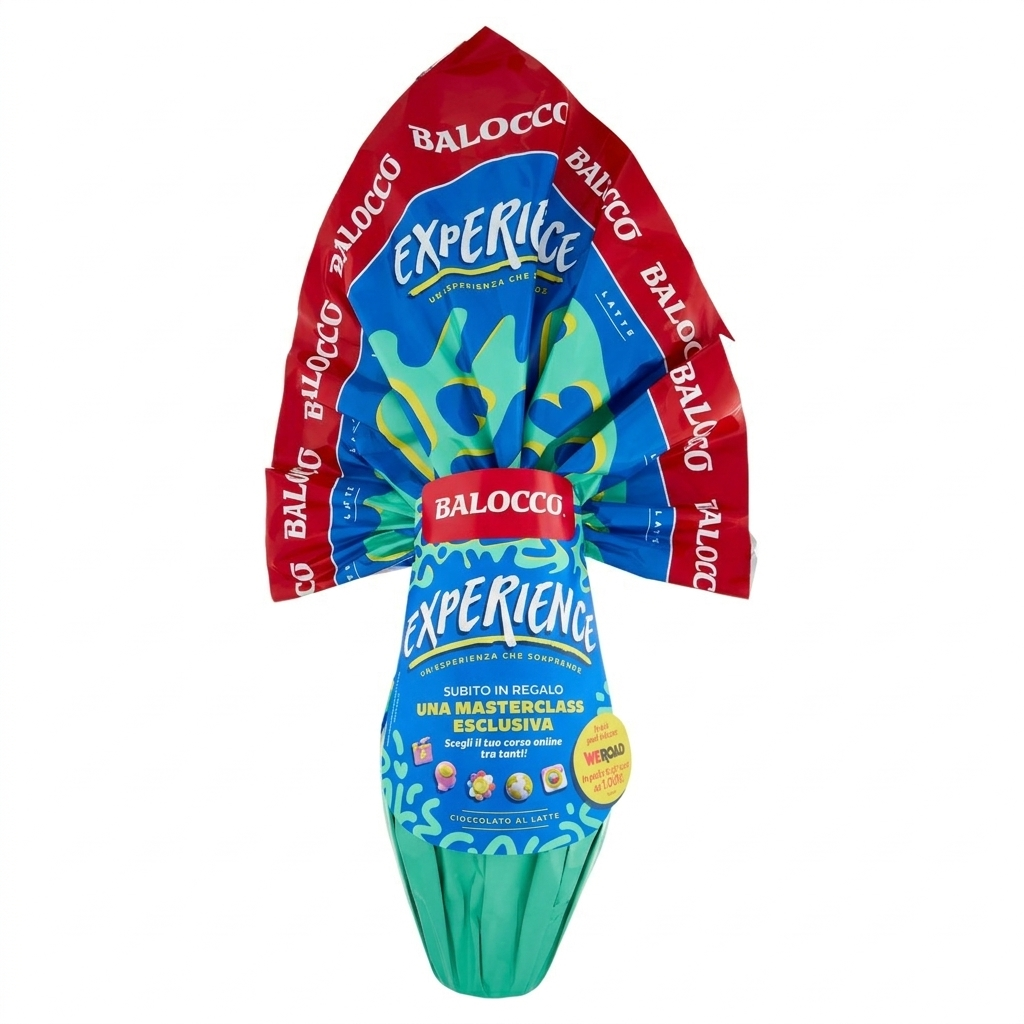 balocco uovo di pasqua al cioccolato finissimo al latte experience balocco 240 gr. - foto 1