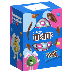 Uovo di pasqua al cioccolato al latte con  crispy 156 gr.