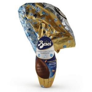 Uovo cioccolato fondente al 70%  swarovski da 310 gr.