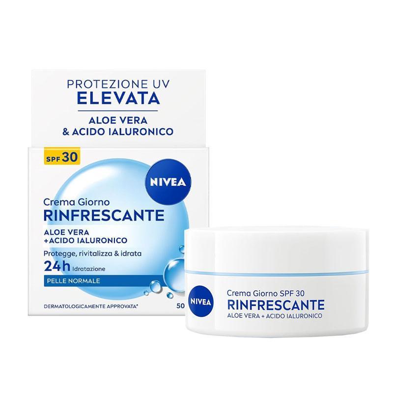 nivea crema giorno viso rinfrescante idratante per pelli normali spf30 da 50 ml. - foto 2