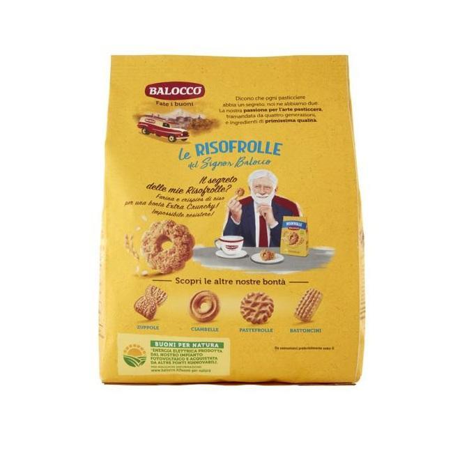balocco biscotti al riso extra crunchy risofrolle balocco da 700 gr. - foto 2